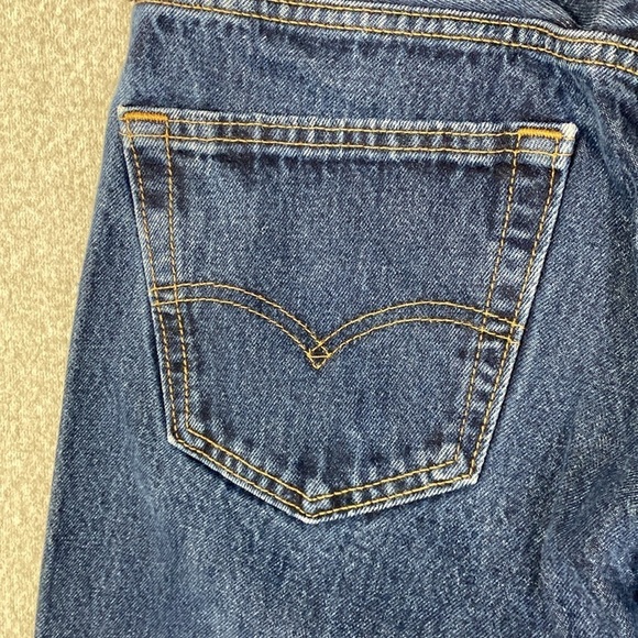 Levi’s 505 regular fit straight leg 34x30 dark wash - Picture 9 of 11